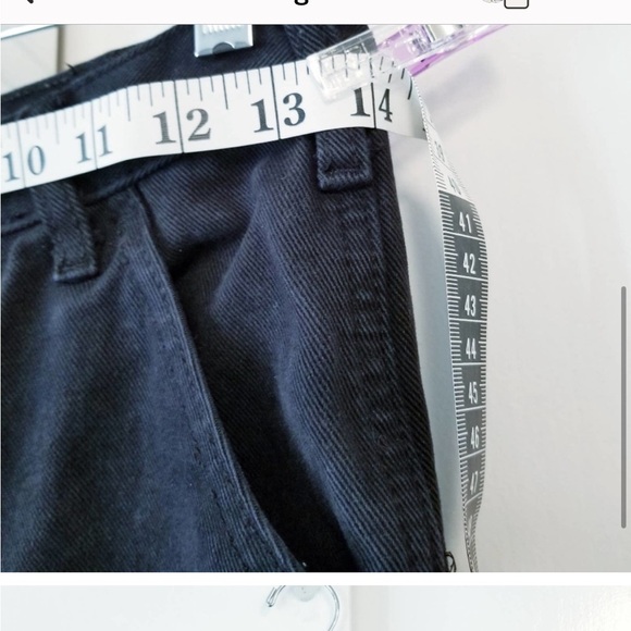 Black Carpenter Jeans Brandy Melville Small - Picture 2 of 6